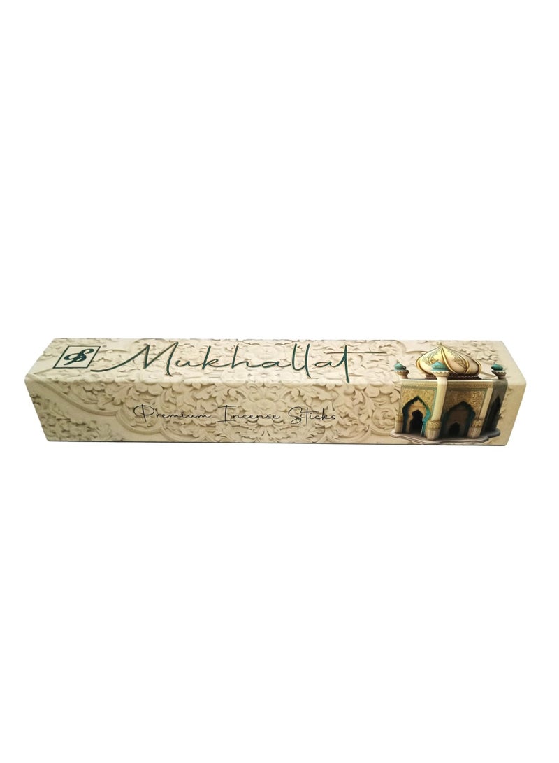 Premium Incense Sticks, Mukhallat Fragrance, 50g, Aromatherapy, Agarbatti, Smoke burning, 45 minutes Lasting, relaxing notes for home, office and events,  - Image 1