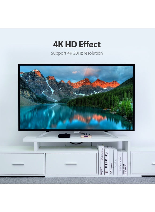 VENTION 1 In 2 Out HDMI Splitter Gold Model # ACBG0 - Image 3