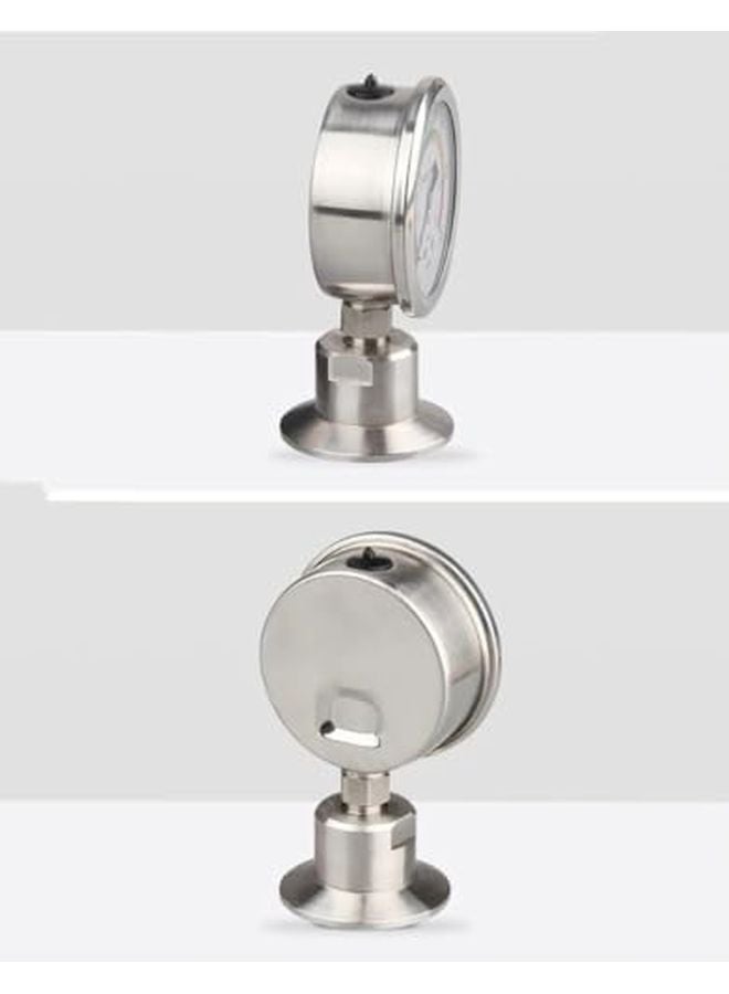 1 5 بوصة مشبك ثلاثي قياس ضغط الحجاب الحاجز من 0 إلى 1 6 ميجا باسكال 50 5 مم صحي - Image 4