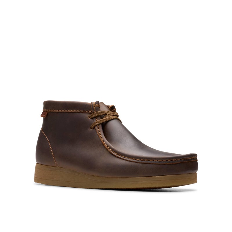 Clarks Men Wallaston Boot Beeswax Leather 7 Medium - Image 5