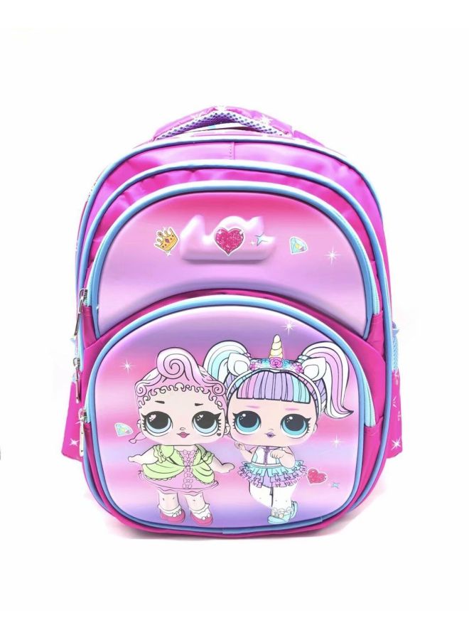 Schoolbag Grade 1-3 Daughter Boy Grade 3-4 Cartoon Backpack Breathable Spine Bag-Color:Unicorn  - Image 2