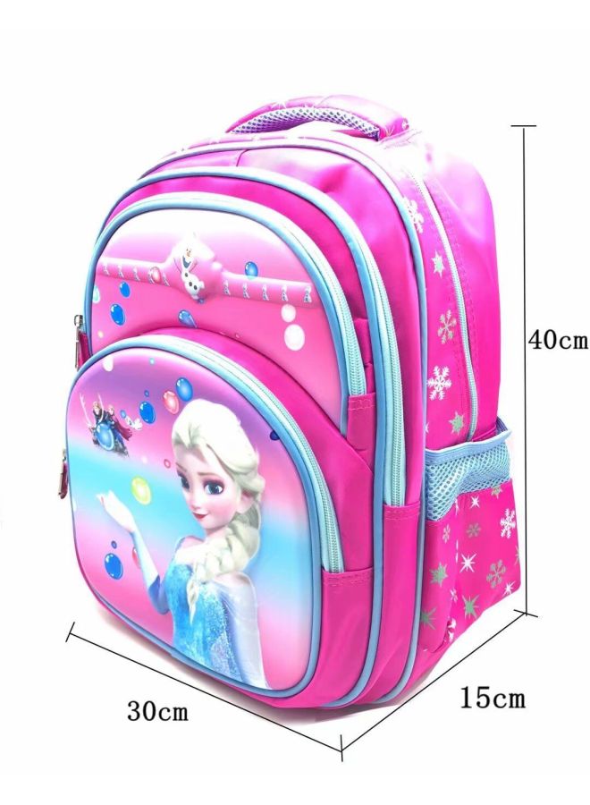 Schoolbag Grade 1-3 Daughter Boy Grade 3-4 Cartoon Backpack Breathable Spine Bag-Color:Unicorn  - Image 4