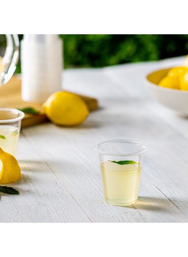 Comfy Package Clear Plastic Cups [5 oz - 500 Count] - Mini Disposable Drinking Cups for Parties, Events, & Everyday Use - Crystal Clear, BPA-Free, Durable Polypropylene - Image 3