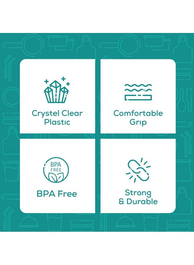 Comfy Package Clear Plastic Cups [5 oz - 500 Count] - Mini Disposable Drinking Cups for Parties, Events, & Everyday Use - Crystal Clear, BPA-Free, Durable Polypropylene - Image 4