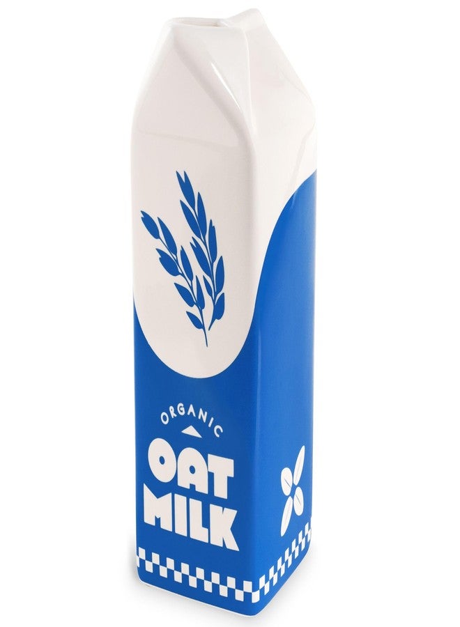 ban.do Vintage Inspired Rise and Shine Decorative Ceramic Vase, Unique Home/Kitchen/Office Accent, Oat Milk - Image 2