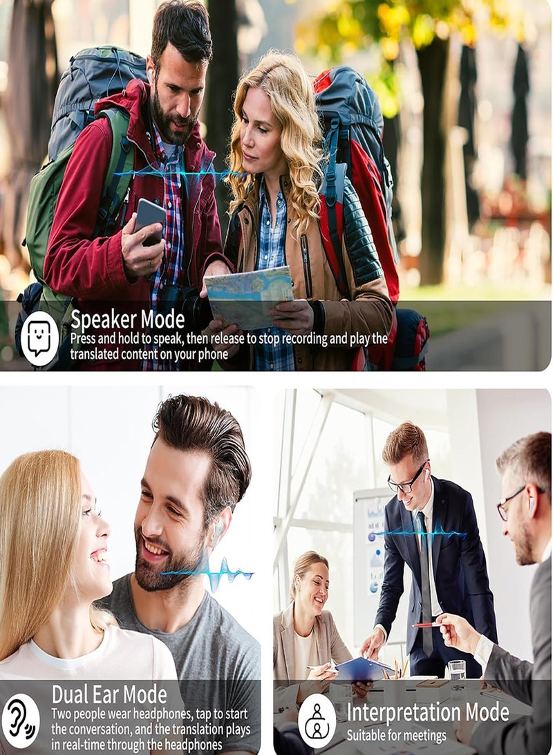 هيروكس سماعة الترجمة الذكية متعددة الوظائف المزودة بالذكاء الاصطناعي يمكنها تلقي الرسائل وإجراء المكالمات ودعم الترجمة بأكثر من 140 لغة - Image 3