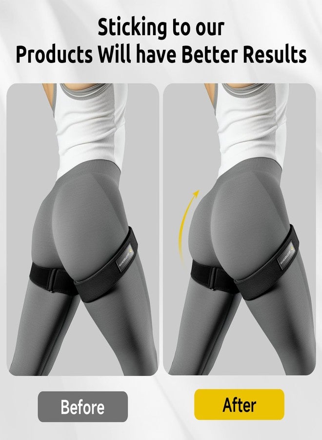 M MANUEKLEAR MANUEKLEAR Non-Slip Blood Flow Restriction Bands for Thighs, BFR Booty Bands for Women Glutes Leg, Adjustable Occlusion Thigh Bands for Workout Leg & Hip - Image 2