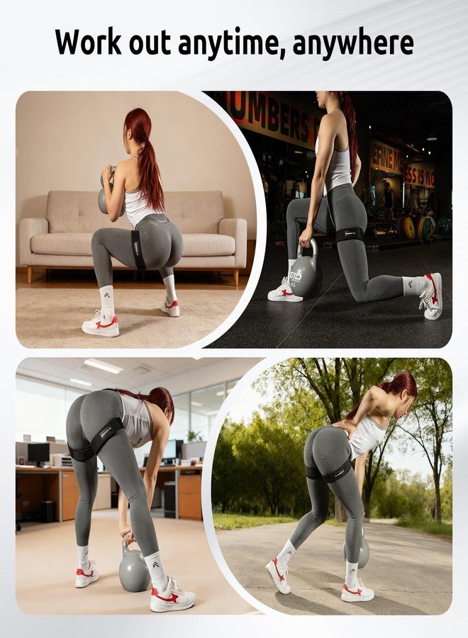 M MANUEKLEAR MANUEKLEAR Non-Slip Blood Flow Restriction Bands for Thighs, BFR Booty Bands for Women Glutes Leg, Adjustable Occlusion Thigh Bands for Workout Leg & Hip - Image 3
