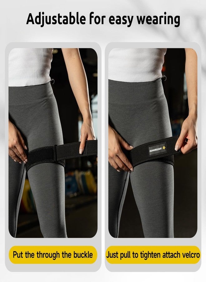 M MANUEKLEAR MANUEKLEAR Non-Slip Blood Flow Restriction Bands for Thighs, BFR Booty Bands for Women Glutes Leg, Adjustable Occlusion Thigh Bands for Workout Leg & Hip - Image 4