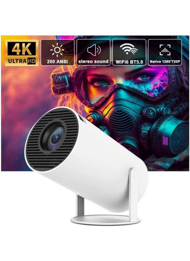Generic - HY300 Android 5G Wifi Smart Portable Projector 1280x720P Full HD Office/Home Theater Video Mini Projector with Advanced Optical Features - Image 1