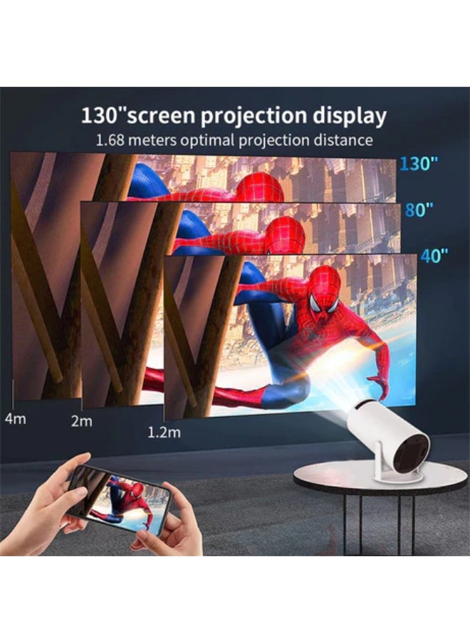 Generic - HY300 Android 5G Wifi Smart Portable Projector 1280x720P Full HD Office/Home Theater Video Mini Projector with Advanced Optical Features - Image 1