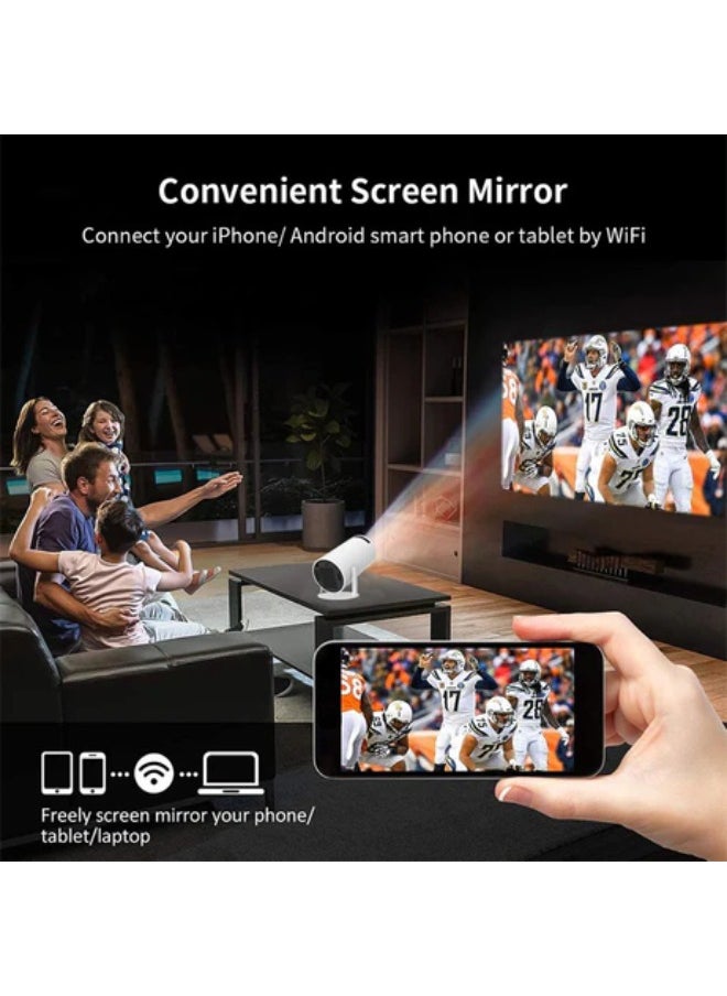 Generic - HY300 Android 5G Wifi Smart Portable Projector 1280x720P Full HD Office/Home Theater Video Mini Projector with Advanced Optical Features - Image 1