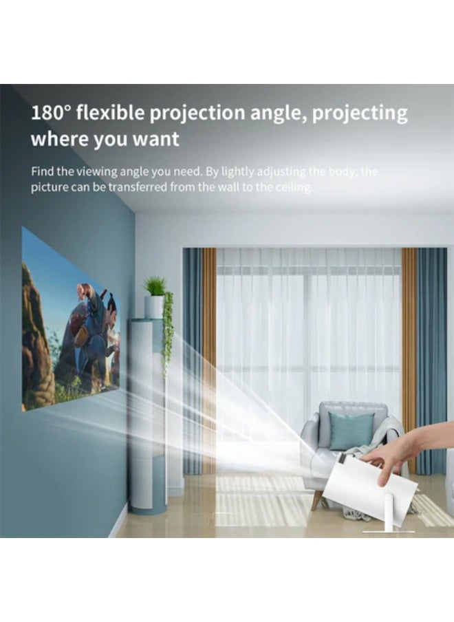 Generic - HY300 Android 5G Wifi Smart Portable Projector 1280x720P Full HD Office/Home Theater Video Mini Projector with Advanced Optical Features - Image 1