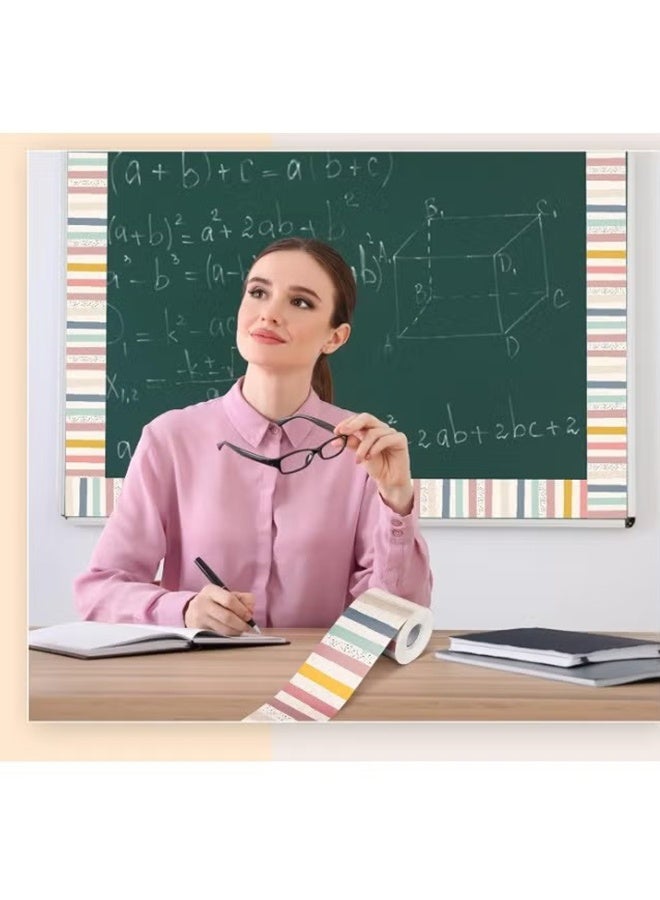 Happy D Polk Dot Stripes Straight Rolled Trim - Image 2