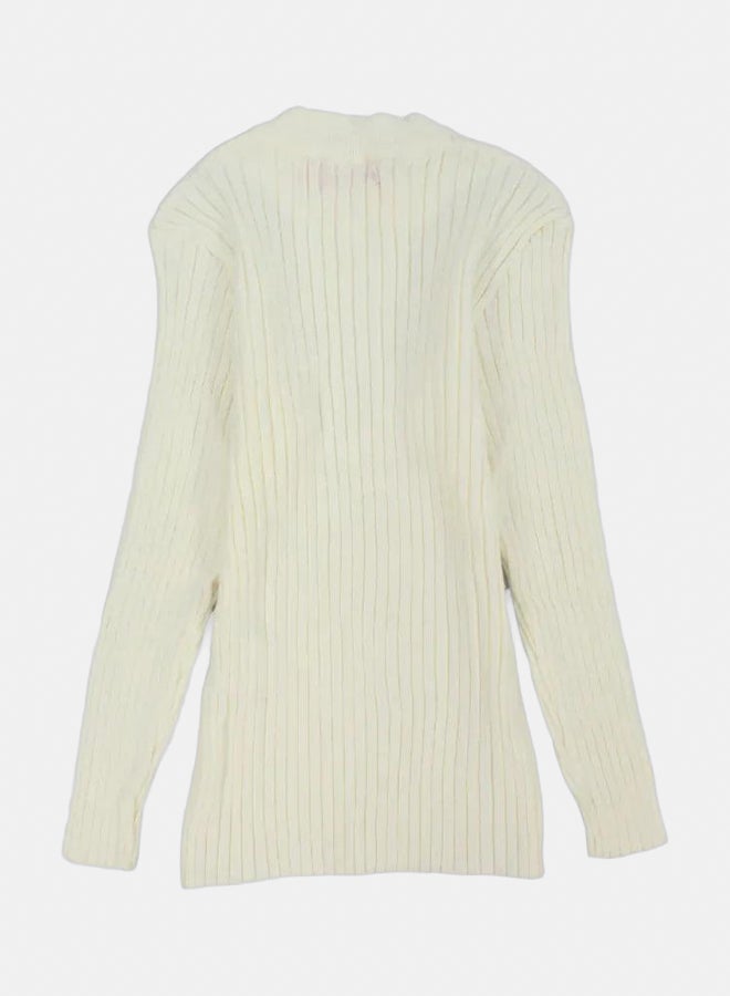 Solang Kids Unisex Plain Ribbed Long-Sleeved Half Collar Undershirt - Image 2