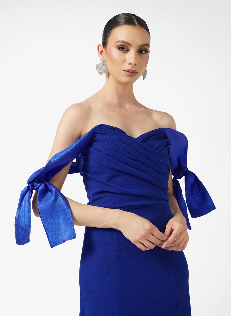 نمشي x فستان ضيق مكشوف الكتفين - Image 3