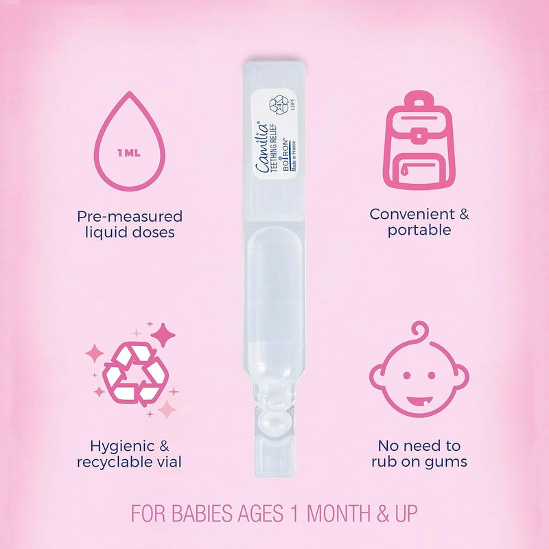 Boiron قطرات بويرون كاميليا لتخفيف آلام اللثة المتورمة والتهيج عند الأطفال 30 عدداً - Image 3