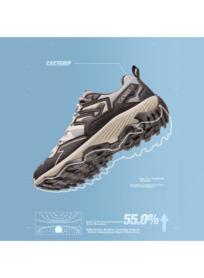 camel Camel Wang Junkai Same Style - Kunlun Mountain Hiking Shoes, Water-resistant, Non-slip, Outdoor Sports Climbing Shoes For Men And Women, Size 41 - Image 4