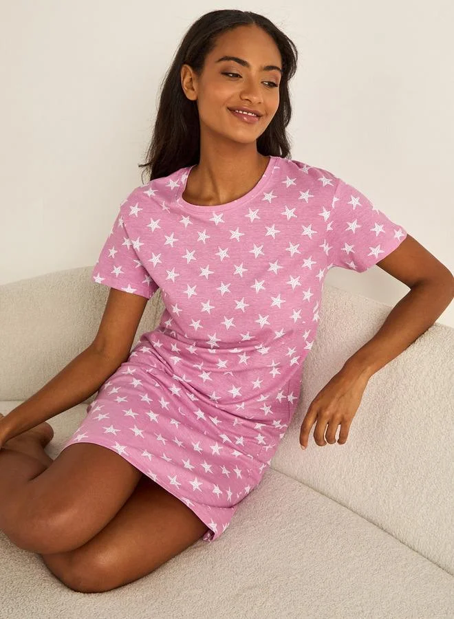 سبلاش فيڤ قميص نوم بطول الركبة