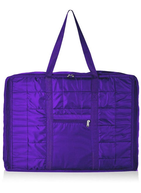 Kuber Industries Parachute Big Underbed Rectangular Moisture Proof Storage Bag with Zippered Closure and Handle (Royal Blue, CTKTC6327, Standard)