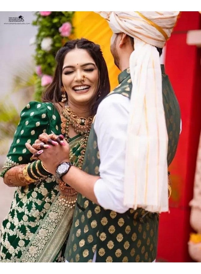 Avantika Fashion Women's Kanjivaram Soft Pure Silk Banarasi Sarees With Blouse Piece - Image 5