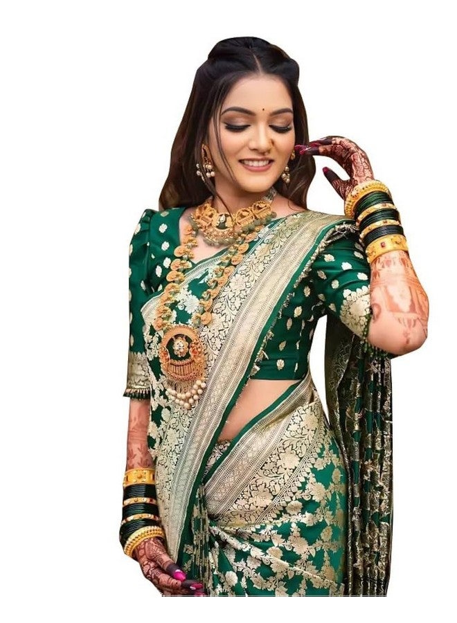 Avantika Fashion Women's Kanjivaram Soft Pure Silk Banarasi Sarees With Blouse Piece - Image 1