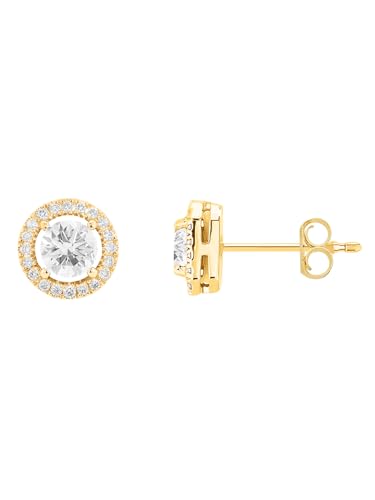 MINUTIAE Gold-Plated Contemporary Stud Earrings for Women's & Girls| Circular Shape Earring | Fashion jewellery MNT0470_G - Image 2