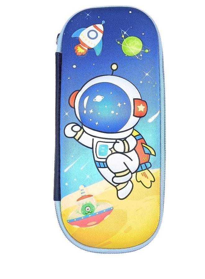 Vishal Smart Mall VishAl smart MAll Pencil Case 3D Cover Pencil Pouch Bag Compass School Pouch Organizer for Students Kids Premium Stylish (Pencil Astronaut Pouch) - Image 3