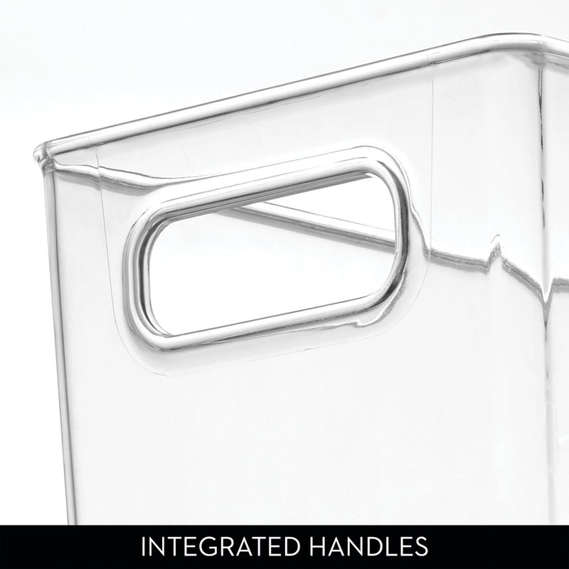 iDesign Pantry Bin with Handles - Storage Bin for Cabinets, Fridge, or Freezer - Clear - Made in USA - Image 5