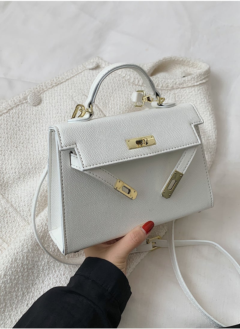 VIDSID VIDSID Women's PU Leather Satchel Handbag Crossbody Handbag Shoulder Bag Fashion Bag for Women（white）  - Image 2