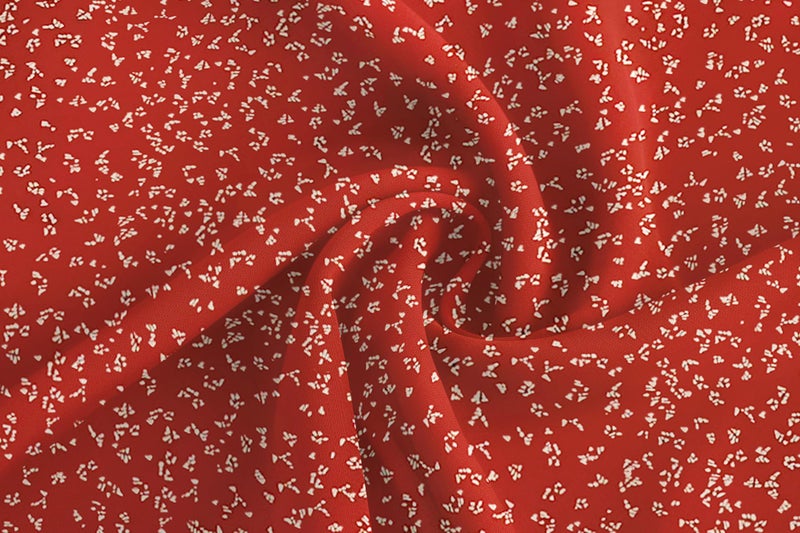 TASAMO Women's Printed Flouncing Flared Short Sleeve Blouse Top Shirts Floral (Small,FP Red 02) - Image 5