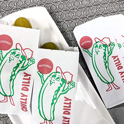 Outside the Box Papers Popcorn Bags, Peanut and Pickle Sacks 24 Each Red, White, Green - Image 2