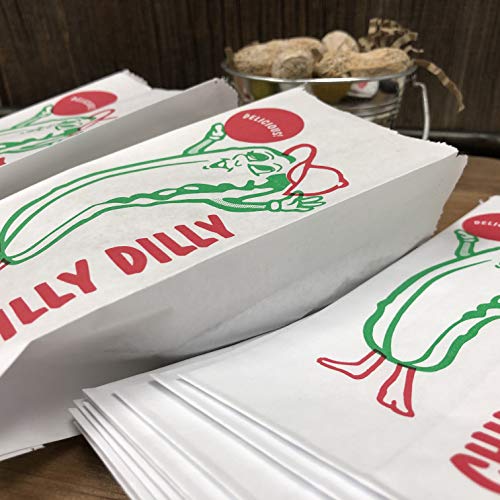 Outside the Box Papers Popcorn Bags, Peanut and Pickle Sacks 24 Each Red, White, Green - Image 5