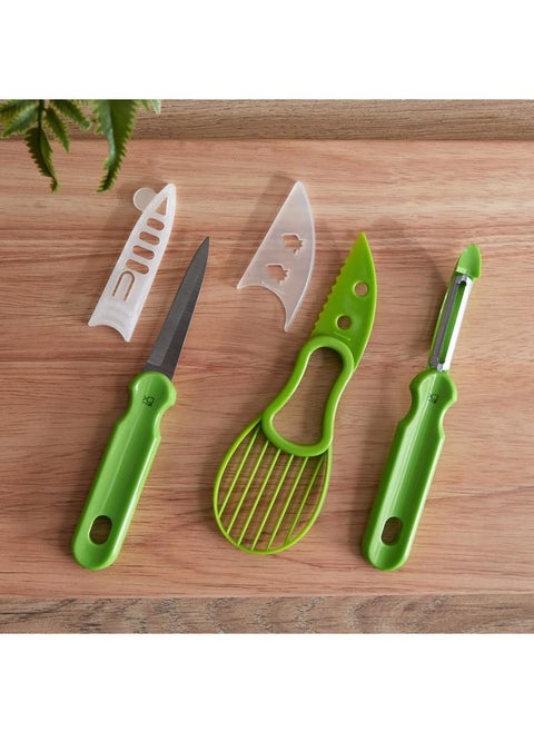 Avocado Mix 3 In 1 Gadget Avocado Slicer With Peeler And Knife