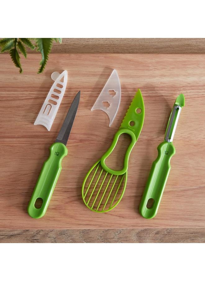 Home Box - Avocado Mix 3 In 1 Gadget Avocado Slicer With Peeler And Knife - Image 1