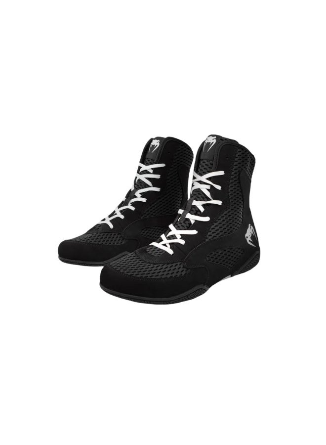 VENUM CONTENDER BOXING SHOES BLACK/WHITE - Image 1