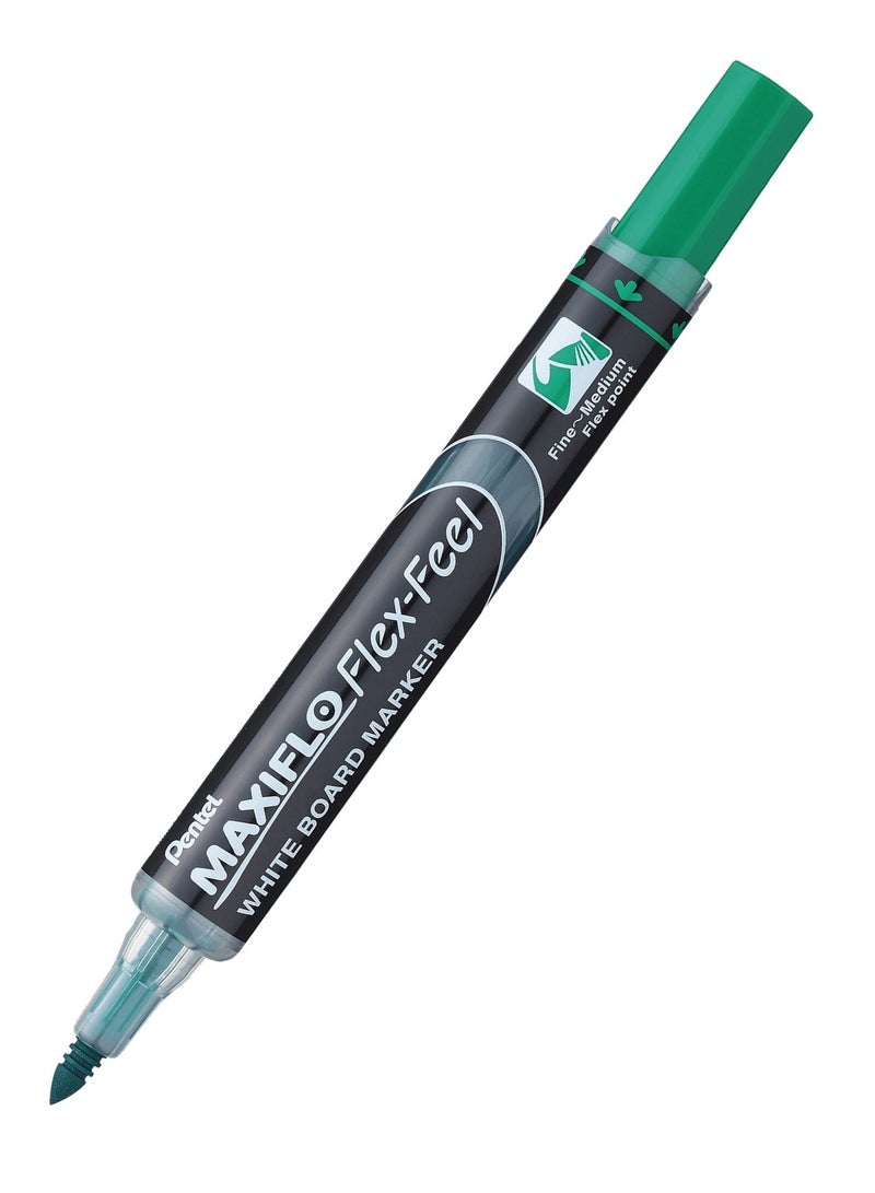 Pentel 4-Piece Maxiflo Flexible White Board Marker Multicolour  - Image 3