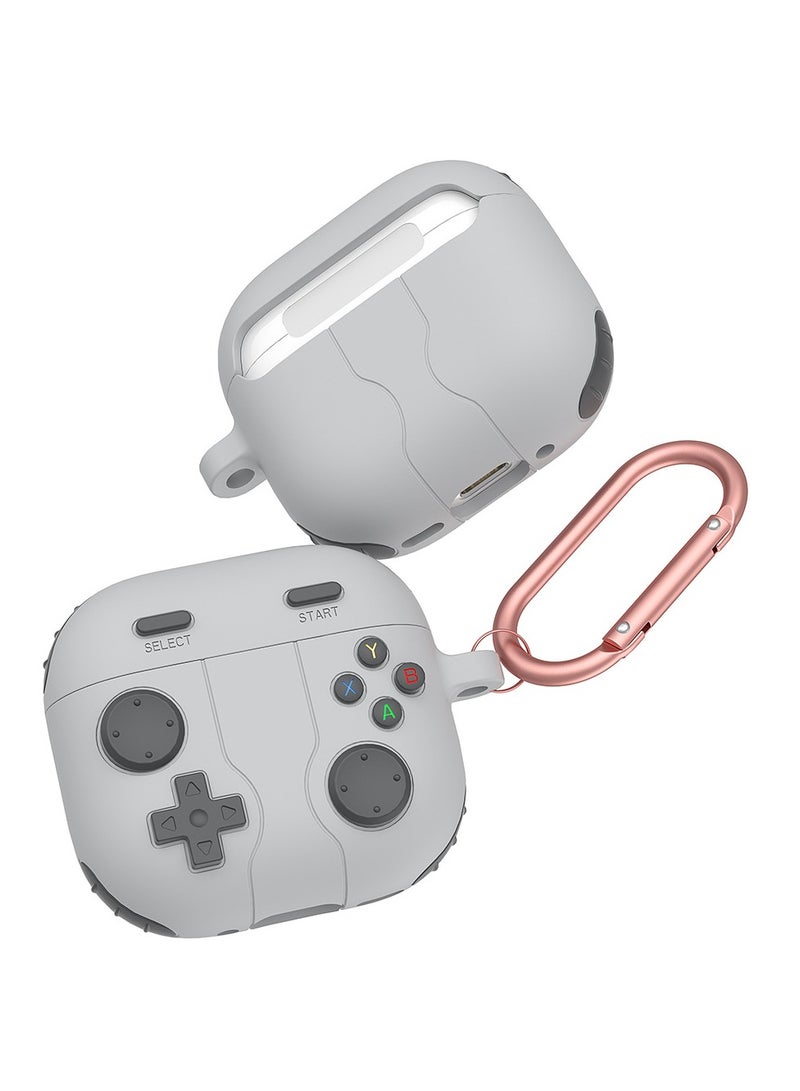 Youque Case Cover for Apple  AirPods 4 Cover Shock-Proof Protective Silicone Case,Gray  - Image 1