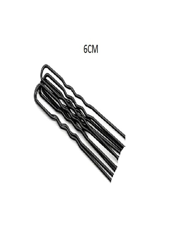 MYYNTI 96pcs U Shaped Hair Pins Ladies Hair Bun Hair Pin Girls Women Hairdressing Salon Hair Accessories | Stylish Hair pin for Hairstyling (Size 6cm/2.36inch 96pcs Wavy) - Image 2