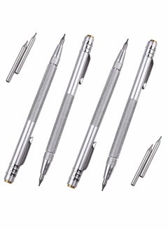 Excefore Tungsten Carbide Scriber with Magnet, 4 Pcs  Carbide Scriber Marking Tools with Extra 4 Replacement Marking Tip  - Image 1