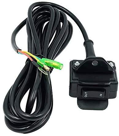 KanSmart 12V 250A Winch Solenoid Relay Contactor & Winch Rocker Thumb Switch Combo with Handlebar Control Kit Compatible with ATV UTV 3000lbs-5000lbs Polaris 800 1000 - Image 5