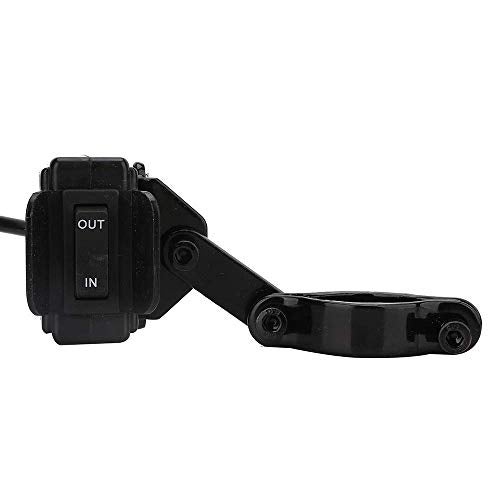 KanSmart 12V 250A Winch Solenoid Relay Contactor & Winch Rocker Thumb Switch Combo with Handlebar Control Kit Compatible with ATV UTV 3000lbs-5000lbs Polaris 800 1000 - Image 4