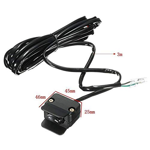 KanSmart 12V 250A Winch Solenoid Relay Contactor & Winch Rocker Thumb Switch Combo with Handlebar Control Kit Compatible with ATV UTV 3000lbs-5000lbs Polaris 800 1000 - Image 2