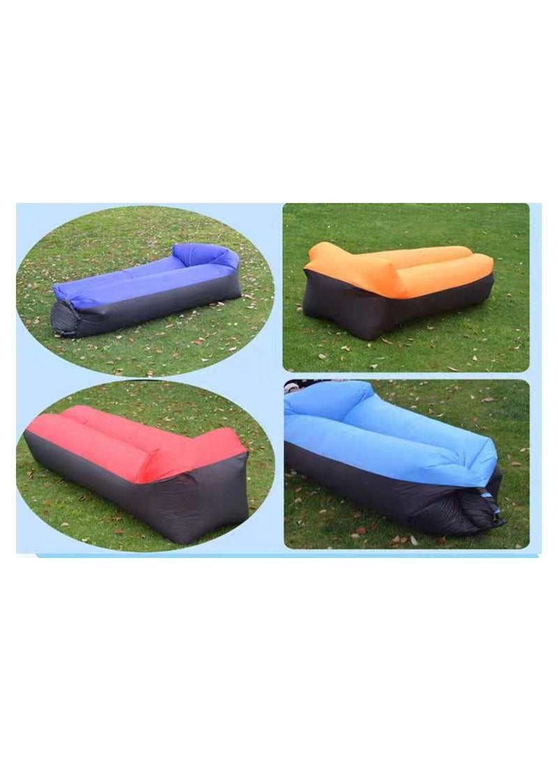 Generic The distinctive air chaise lounge inflates without a blower. All you have to do is hold it in the air with your hand and it will inflate on its own. z  - Image 1