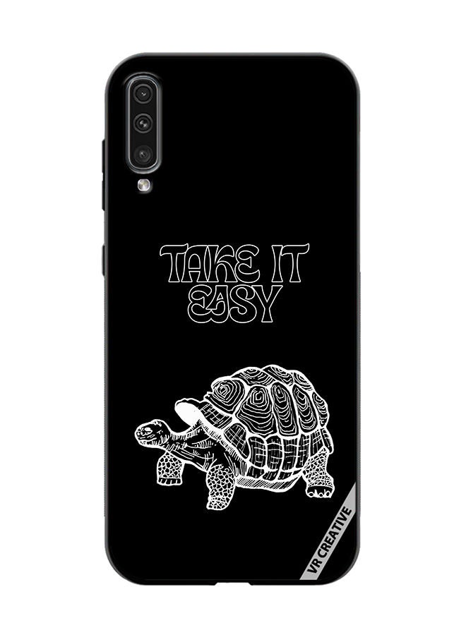 VR CREATIVE Protective Case Cover For Samsung Galaxy A50/A50s Take It Easy Design Multicolour - Image 1