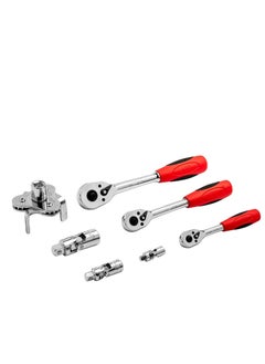 Jetech Jetech 121 Pieces Mechanics tool set with 1/2 Inch, 1/4 Inch, 3/8 Inch Drive Sockets,for Auto Repairing and Household, with Storage Case  - Image 2