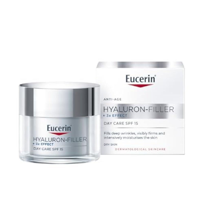 Eucerin Hyaluron-Filler Day Cream SPF15 for Dry Skin, 50ml - Image 1