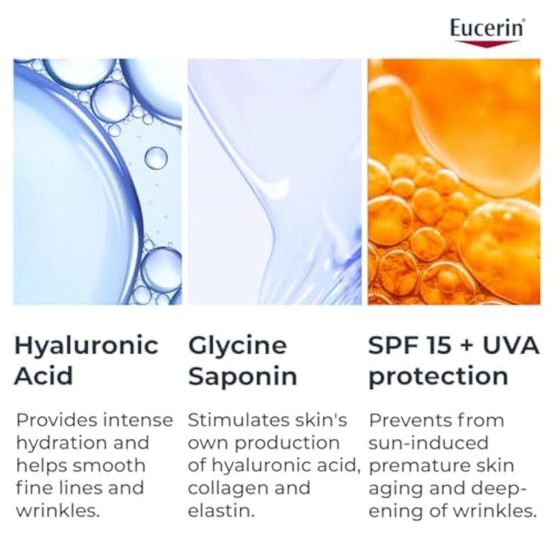 Eucerin Hyaluron-Filler Day Cream SPF15 for Dry Skin, 50ml - Image 4