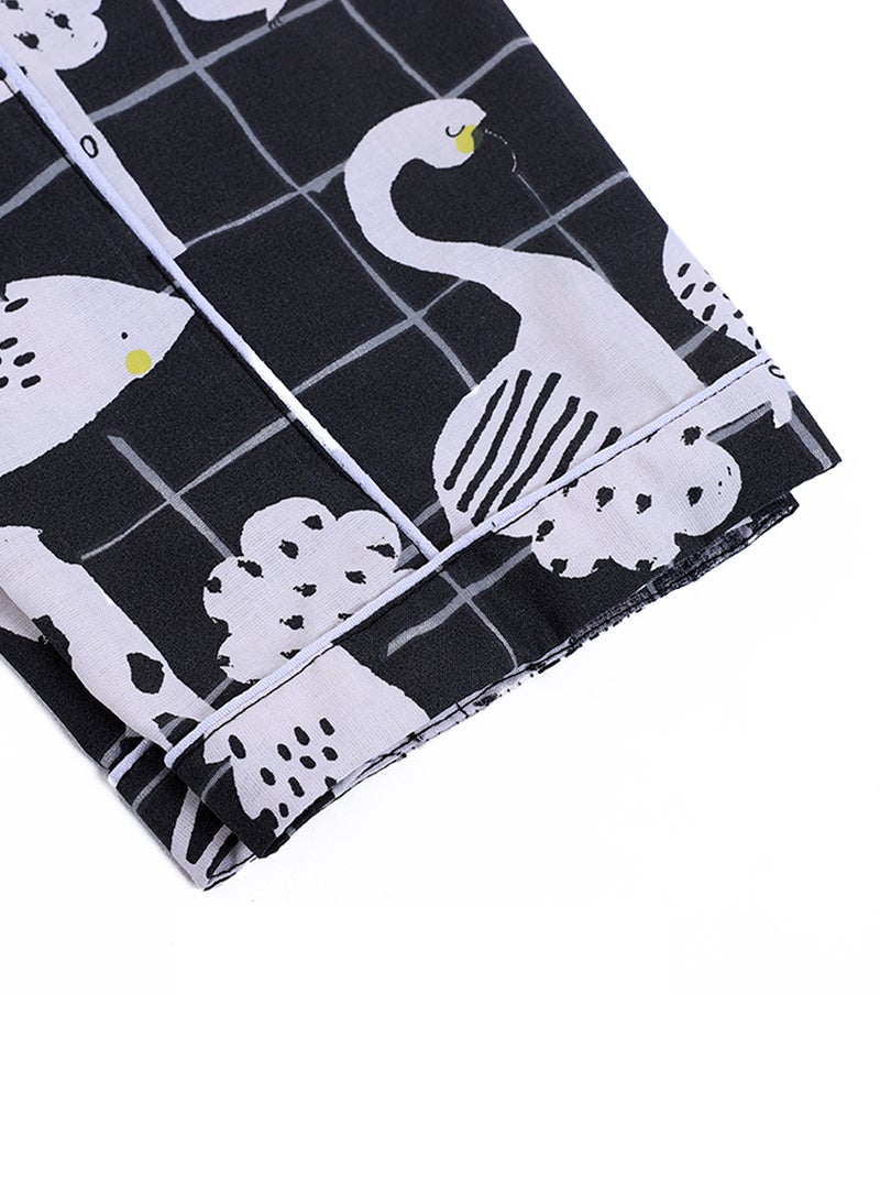 كيدابهو طقم بيجامات للأطفال - قطعتين بطبعة حيوانات لطيفة - Image 5