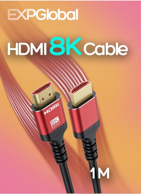 8K HDMI ARC/eARC Cable for Soundbar 6.6FT, search HDMI Cable 2.1 Dolby Atmos 48 Gbps High Speed HDMI Cord (8K@60Hz 4K@120Hz 2K 3D HDR HDCP 2.2&2.3), 1m